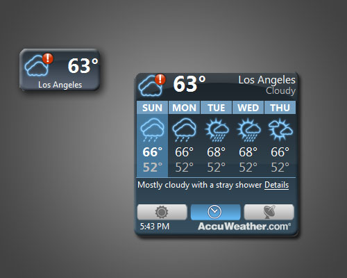 Default Widget Skin